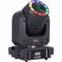 Ibiza Light E-SPOT100 - Lyre DMX SPOT 100W Avec Anneau A LEDS RGB