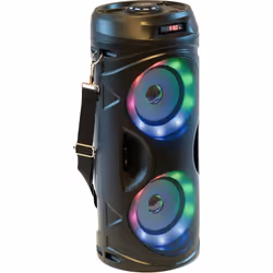 Enceinte Bluetooth nomade à LEDS RGB sur batterie - PARTY LIGHT & SOUND TEEN-VIBE