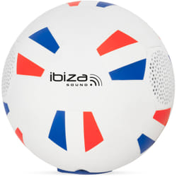 Ibiza Sound FOOTBALL-SOUND Enceinte portable mono Bleu, Rouge, Blanc