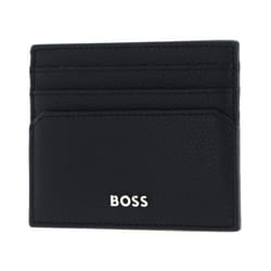 Porte-cartes - HUGO BOSS - Classic Grained - Cuir de vache - Noir - Protection RFID