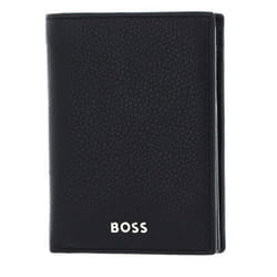 Porte-monnaie - HUGO BOSS - Classic Grained Wallet - Cuir noir - 12 compartiments cartes - Protection RFID