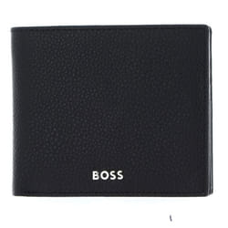 Porte-monnaie - HUGO BOSS - Classic Grained Wallet - Cuir noir - Protection RFID - 115 x 95 x 2 cm