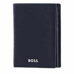 Porte-monnaie - HUGO BOSS - Classic Grained Wallet - Cuir 100% - Bleu foncé - Protection RFID