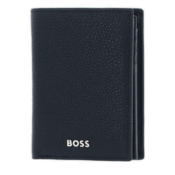 Porte-monnaie - HUGO BOSS - Classic Grained Wallet - Cuir 100% - Bleu foncé - Protection RFID