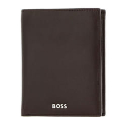 Porte-monnaie - HUGO BOSS - Classic Smooth Wallet - Cuir 100% - Marron - Souple