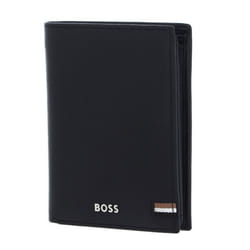 Porte-monnaie - HUGO BOSS - Iconic Wallet - Cuir noir - 6 compartiments - Protection RFID