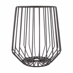 Corbeille à fruits - POINT VIRGULE - Wire - 23.4 cm - Noir - Acier carbone