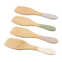 Point virgule - set 4 spatules 13cm en bambou - pv-bam-1210