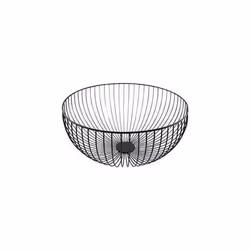 POINT VIRGULE - Corbeille à fruits - 30 cm - noir - Wire
