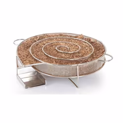 Pour fumer facilement viande, poisson et fromage. Remplir de sciure et brûler doucement avec une bougie chauffe-plat. Peut fu ...