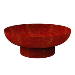 Brasero - BARBECOOK - Jack 60 - Acier Corten - 60 x 25 cm - Bois - Briquettes en céramique