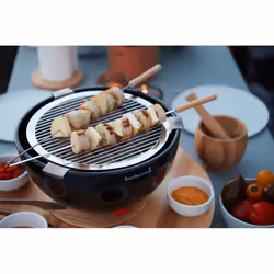 Barbecook Joya Barbecue Dessus de table Noir, Acier inoxydable - Vue supplémentaire 4