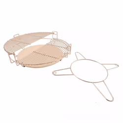 Possibilité de placer une grille sur 2 niveaux. Répartition idéale de la chaleur. Idéal pour les grillades indirectes