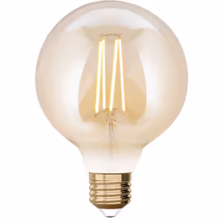 Ampoule intelligente led à filament ambré 95 mm E27 806 Lm variation de couleur changeantefroid) et 3 modes dynamiques pour l ...