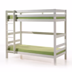 Vos enfants seront heureux de partager la même chambre grâce à ces lits superposés PINO. Composé de deux couchages équipés de ...