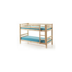 Les Tendances - Lit Superposé 90x200 Hauteur 140 cm Sommier Inclus Vipack Pino - Bois