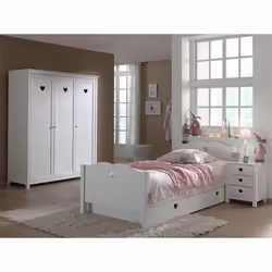Chambre Complète 5P Amori IV Blanc