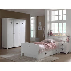 Chambre Complète 5P Amori IV Blanc