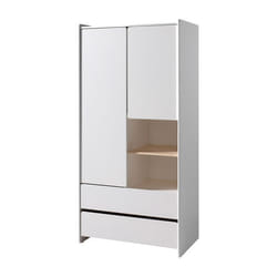 Armoire 2 Portes Vipack Kiddy - Blanc
