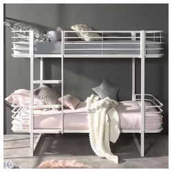 Lit Superposé 90x200 Sommier Inclus Vipack Oscar - Blanc Marque : Vipack Gamme : Oscar Matériaux : Métal Couleur : Blanc Prod ...