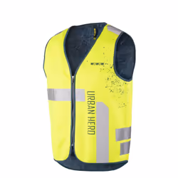 Wowow Urban Hero, Unisexe, Adulte, XXL, SML, Fermeture à glissière, Argent, Jaune