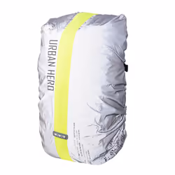 Wowow Urban Hero, Housse de protection anti-pluie pour sac à dos, Argent, Jaune, Monochromatique, 30 L, Cordon