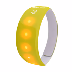 Wowow 100098, Bracelet, LED, Jaune, Adulte, Rouge, Velcro