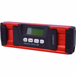 Niveau à bulle numérique de 20 cm avec écran LCD et indication de la pente (en degrés, en pour cent, en mm/m…), fonction de m ...