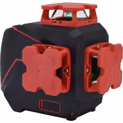 Précision: 3mm/10m, Lignes laser: H 1x360°, V 2x360° Vert, Batterie: Li-ion, 4 angles à 90° Classe de laser Class 2 - 505-520 ...