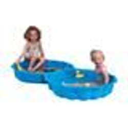 Bacs coquille sable PARADISO TOYS - 2 bacs en plastique résine pour extérieur - 20 x 80 x 87 cm
