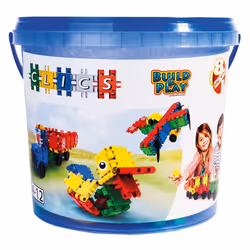 CLICS CB198, Elements de jeu de construction, 4 an(s), Plastique, 122 pièce(s)