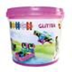 Jeu de construction Clics - Seau à paillettes - 133 clics - 42 accessoires - Jouets enfants STEM