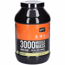 3000 Muscle Masse 1300g Vanille QNT Gainers - Prise de Masse