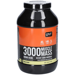 3000 Muscle Masse 1300g Vanille QNT Gainers - Prise de Masse