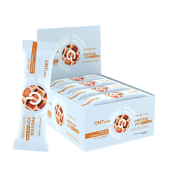 Barres de joie pro 12x60g Pâte à biscuits au caramel QNT Proteine