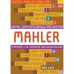 Warner Music Royal Concertgebouw Orchestra - Mahler: Symphonies, 11DVD, Classique, DVD, Royal Concertgebouw Orchestra, Suppor ...