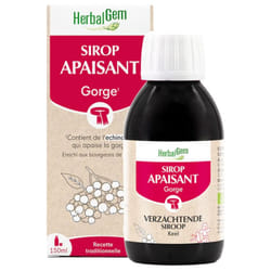 HerbalGem Sirop Apaisant Gorge Bio 150 ml