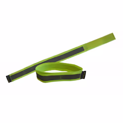 Wowow 10018807, Bracelet, Réfléchissant, Vert, Adulte, Velcro, 2 pièce(s)