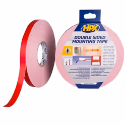 Mousse PE adhésive double face Blanc 19mm x 5m HPX - DS1905