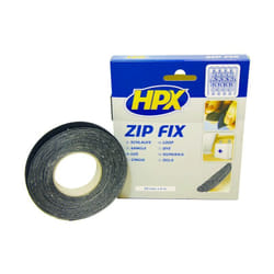 HPX - ruban double face velcro auto-collant noir 20MMX5M-SANGLE 20464