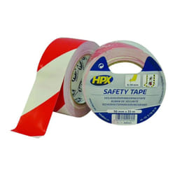 Ruban de sécurité autocollant Rouge/Blanc 33mx50mm HPX - RW5033