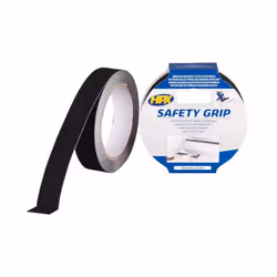 Ruban antidérapant noir, 25mm x 5m. Vendu à l'unité. Protection contre les glissades sur les surfaces lisses Convient pour le ...