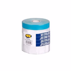 Bâche de protection - HPX - 055 m x 20 m - Multi-usages - Film plastique transparent - Adhésif électrostatique