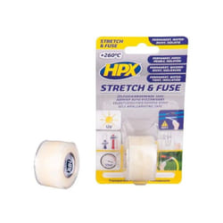 Ruban auto vulcanisant stretch et fuse transparent, 25 mm x 3m
