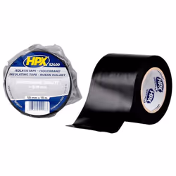 Ruban isolant PVC TAPE 52400, noir, 50mm x 10m. Vendu à l'unité. Ruban isolant PVC Convient aussi pour l'isolation électrique ...