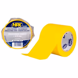Ruban isolant PVC TAPE 52400, jaune, 50mm x 10m. Vendu à l'unité. Ruban isolant PVC Convient aussi pour l'isolation électriqu ...