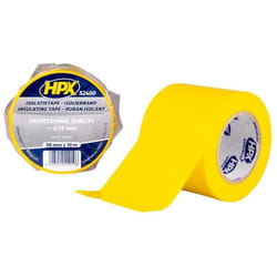 HPX - Ruban isolant pvc tape 52400, jaune, 50 mm x 10m
