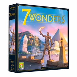 Asmodee 7 Wonders New Edition, Jeu de société, Simulation économique, 10 an(s), Jeu familial