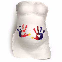 Baby Art My Lovely Belly - White