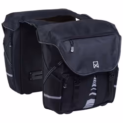 Willex Bagagetas 1200, Arrière, Sacoche pour bicyclette, Polyester, Noir, 28 L